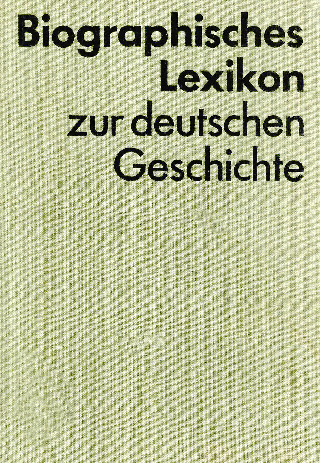 Biographisches Lexikon - Herausgeberkollektiv